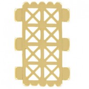 Cymbal ™ DQ metall Connector Faragas für Tila Perlen - Gold